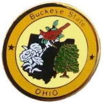 Ohio Pin OH State Emblem Hat Lapel Pins